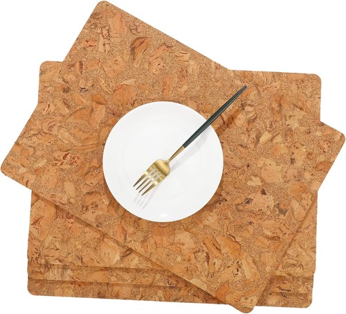 Pieces cork placemats x - pieces,