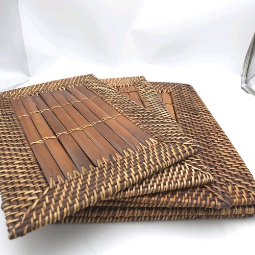Set woven rattan - set, bamboo