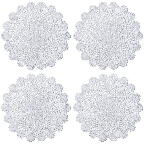 Inch lace cotton doilies - cotton,