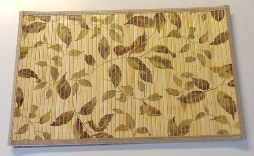 Bamboo placemats table - bamboo,