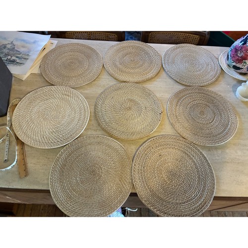 Set round woven - round, rattan