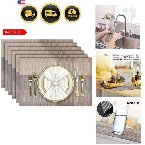 Placemats set heat - placemats, 6
