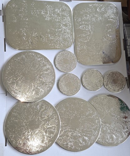 Vintage silver plate - plate, table