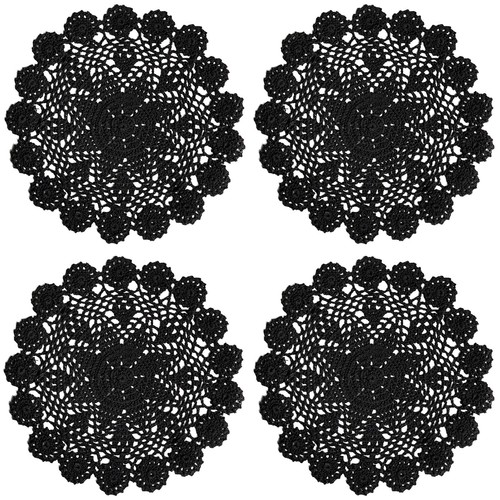 Inch lace cotton doilies - 12,