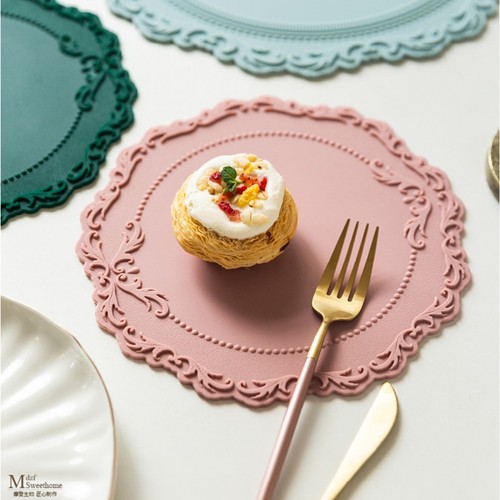 2pcs silicone coaster - 1/2pcs, table