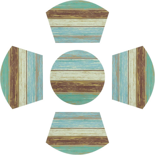 Small round table - small, placemats
