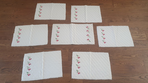 Handmade placemats and small - and,