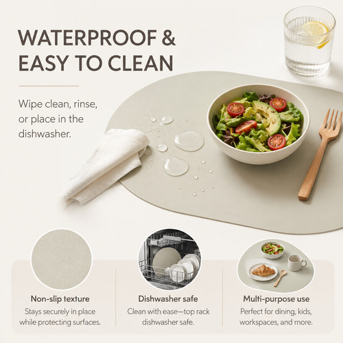 Roof silicone placemats - roof, set