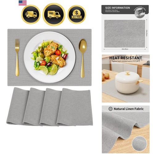 Cloth placemats set 4 - set,