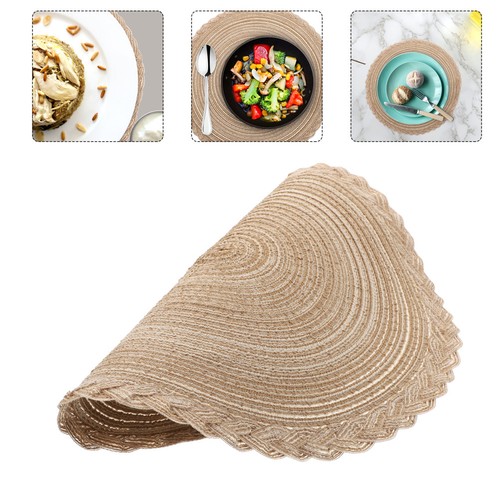 2pcs round placemats heat - placemats,